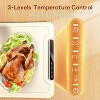 Kismile Warming Mat for Food, 3 Temp Settings, Childproof Lock, Rollable Portable Food Warming Mat, Ideal for Gatherings, Parties, Food Warmer - 2 of 4