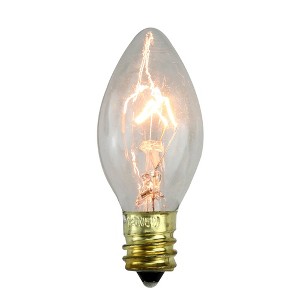 Northlight Pack of 25 Incandescent C7 Clear Christmas Replacement Bulbs - 1 of 3