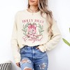 Simply Sage Market Women's Holly Jolly Cowgirl Coquette Long Sleeve Garment Dyed Tee - 2 of 4