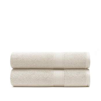 Lynova Plush Towels in Sea - Hotel Luxury Bath Towel - Set of 2 by Standard Textile