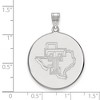 Black Bow Jewelry Sterling Silver Texas Tech Red Raiders NCAA Extra Large Pendant - 2 of 3
