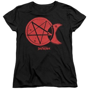Women's Chilling Adventures Of Sabrina Dark Moon T-Shirt - 1 of 4