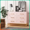 Morden Wood 6 Drawer Dresser for Closet, TV Stand,Chest of Drawers for Bed Room - 3 of 4