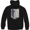 Ripple Junction x Attack on Titan Men's Zip Hoodie Survey Corps - image 3 of 4