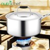 NutriChef 3 Quart Stainless-Steel Saucepan With Lid Cookware - 4 of 4