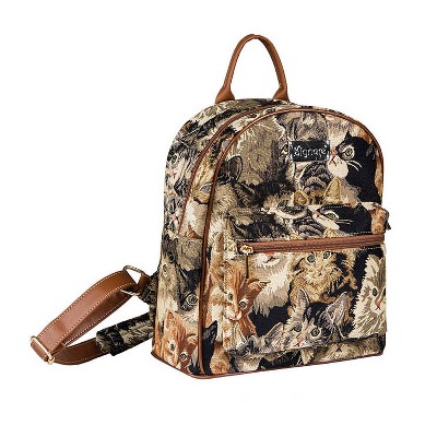 Signare USA Cat Design Brown Daypack Backpack — фото 6