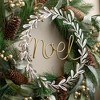 12"H Sullivans Noel Joy Metal Wreath - Set of 2  Gray - 3 of 3