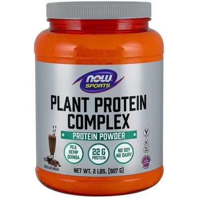 Plant Protein Complex Chocolate Mocha by Now Foods  -  2 lbs Powder