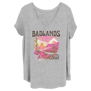 Women's Lost Gods Badlands South Dakota T-Shirt - 1 of 4