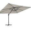 Sonkuki 11.5×9FT Offset Outdoor Patio Aluminum Cantilever Umbrella with Infinite Canopy Angle Adjustment - 2 of 4