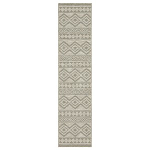 Oriental Weavers Tortuga TR03A Tan/Black Indoor/Outdoor Area Rug - 1'10" x 7'6" - 1 of 4