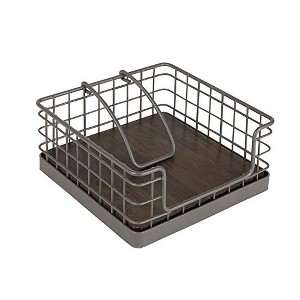 Spectrum Madison Weighted Napkin Holder (Industrial Gray) - 1 of 4
