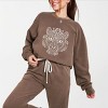 Tiger Face Mandala - Women's Lightweight Garment Dyed Sweatshirt - 3 of 4