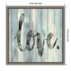 Amanti Art Love by Jamie Macdowell Canvas Wall Art Print Framed 16 x 16-in. - 4 of 4
