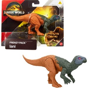 Jurassic World Rebirth Frenzy Pack Iani Dinosaur Figure, Authentic Toy, Digital Play - 1 of 4