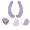Unique Bargains 4pair Toilet Seat Cover Pad Bathroom Warm Toilet Seat Cushion Washable Reusable - 3 of 4