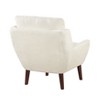 NicBex Accent Chair  Chenille Upholstery Lounge Chair Solid Wood Legs Reading Chair Comfy Chair for Living Room, Beige - 2 of 4
