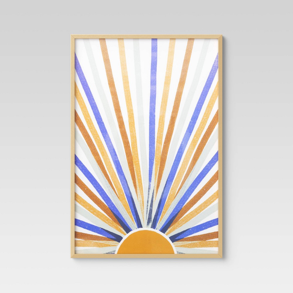 20" x 30" Thin Poster Frame Brass - Room Essentials™: Modern Wall Decor, Polystyrene Material