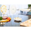 Nat & Jules Honeycomb Bumble Bee Yellow 6 x 4 Glossy Ceramic Oval Countertop Spoon Rest - 2 of 4