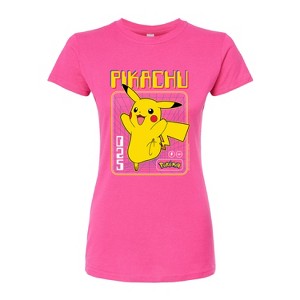 Women's - Pokémon - Retro Pikachu Fitted Graphic T-Shirt - 1 of 3