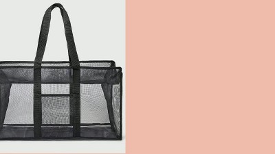 Packable Zip Top Mesh Tote Handbag - Shade & Shore™ : Target