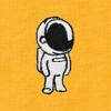 Dalix Astronaut Embroidered Lightweight Relaxed Jersey Tee Summer Cute Space Womens - 2 of 4