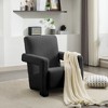 Hyleory 29.1'' Modern Accent Chair, Upholstered Lamb Fleece Adirondack Armchair for Living Room Makeup Room Bedroom - 2 of 4