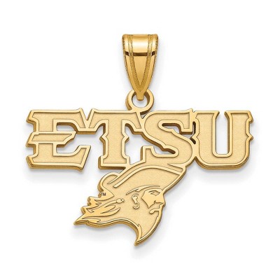 Black Bow Jewelry  East Tennessee State Buccaneers NCAA Medium Pendant