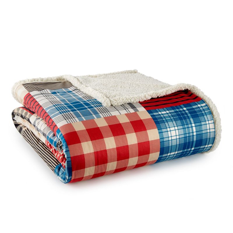 Micro Flannel Reverse Premium Sheet Blanket by Shavel Home Products, 1 of 5