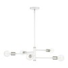 Livex Lighting Bannister 5 - Light Chandelier in  White - 2 of 2
