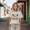 Simply Sage Market Women's Retro Beach Vibes Checkered Short Sleeve Graphic Tee - 2 of 3