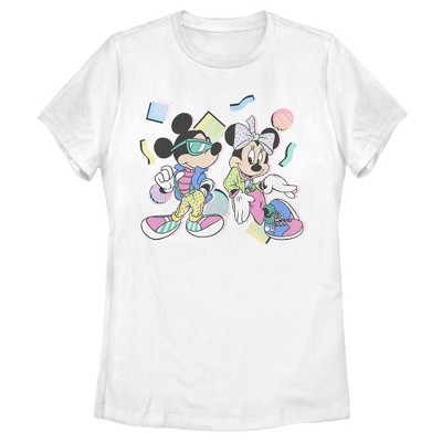 Women's Mickey & Friends Retro Minnie and Mickey Mouse T-Shirt