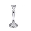 Classic Touch Nickel Candlestick -8.75"H - 2 of 3