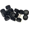 6-Spoke Rear Wheelset Set of 8 pieces 1/87 (HO) Scale Plastic Model by Promotex - 2 of 3