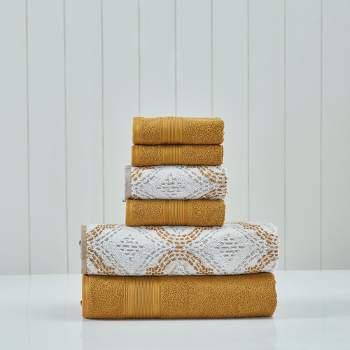 Christy Bath Towel Designer Mode Gold End Hem Soft