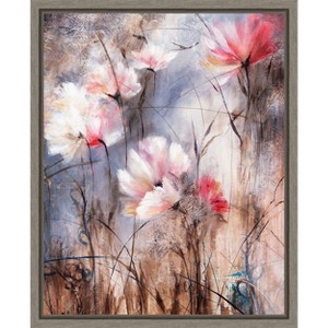 Amanti Art Floral Stems in the Wind by Rikki Drotar Canvas Wall Art Print Framed 16 x 20-in. - 1 of 4
