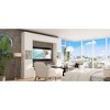 FUFU&GAGA White Minimalist Entertainment Center Multifunctional Storage Space TV Console - 4 of 4