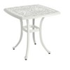 VYNXARIA Set 3 Piece Rustproof Cast Aluminum Patio Furniture Sets 2 Chairs and 1 Round Table Outdoor, Garden, Patio, Balcony, with cushion white - 3 of 4