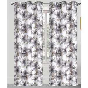 Margaret Josephs Printed Blackout Double Panel Set - 1 of 2