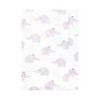 Hudson Baby Infant Girl Cotton Flannel Burp Cloths, Lilac Elephants 7 Pack, One Size - 3 of 4