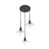 Elegant Lighting Waltz 3 light black Pendant - 4 of 4