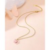 Attop First Day of Preschool/Kindergarten, Pink Butterfly Necklace Back to School Gifts for Kids Girls - 2 of 4
