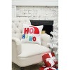 C&F Home Hohoho Santa Christmas Hooked Throw Pillow - 3 of 4