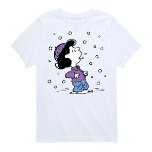 Boys' - Peanuts - Lucy Snow Short Sleeve Graphic T-Shirt - 1 of 4