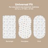 KeaBabies Bassinet Sheet for Baby Girls, Boys, 2-Pack Isla Fitted Bassinet Sheets, Bassinet Mattress Sheets - 3 of 4