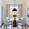 LLHZSY 1-Light Modern Industrial Black Pendant Chandeliers with Metal Cone Shade for Dining Room - 16 1/2" - 4 of 4