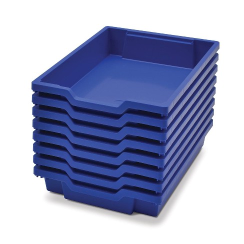 Plastic Stackable Basket Tray, Set of 3 - General - Storage