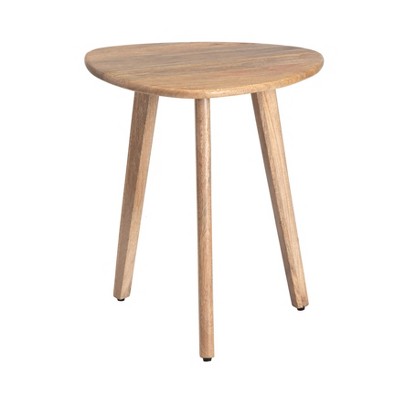MH London Wandsworth  18" Solid Wood End Table Triangle Top