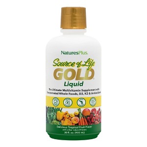 Source of Life Gold Liquid Tropical Fruit Flavor by Nature's Plus  -  30 oz Liquid - 1 of 3