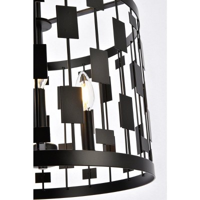 Levante Black 3-Light Contemporary Pendant